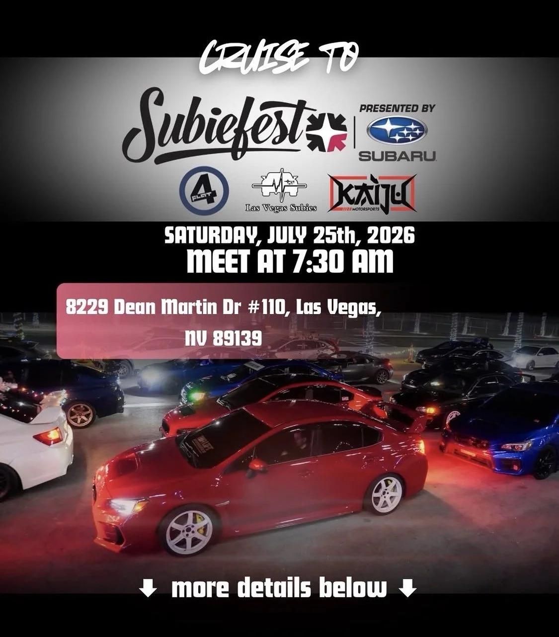 Cruise To Subiefest Las Vegas Subies july 25th 2026
