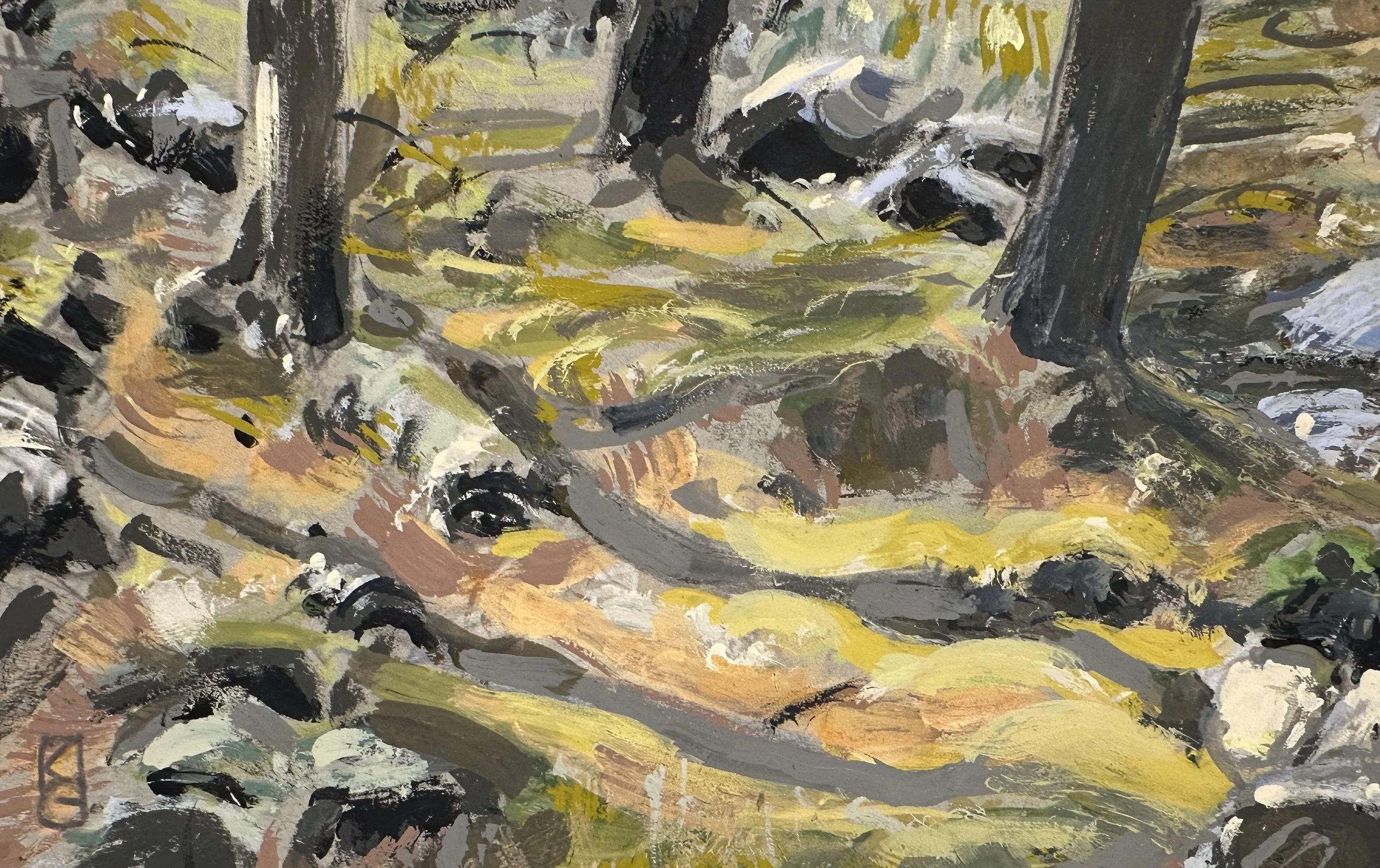 By the Boquet / Gouache on paper / 3.5 x 5.5" / 2026