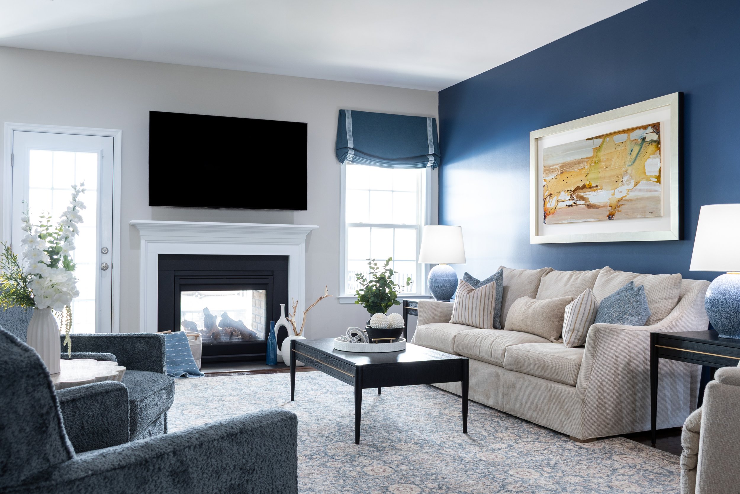 Curated Harmony - Family Room & Breakfast Nook Redesign