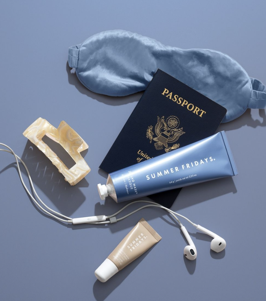 My skincare routine for flying on an airplane 