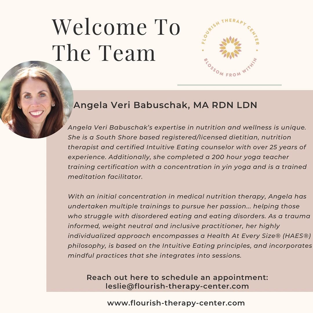 Big announcement!! 🎉

We will now be offering dietitian services with @angelaveri! 🍴🍽️

We feel it is important to be able to offer multiple services to help you with your healing from a holistic approach, and Angela can help with that. 

Angela h