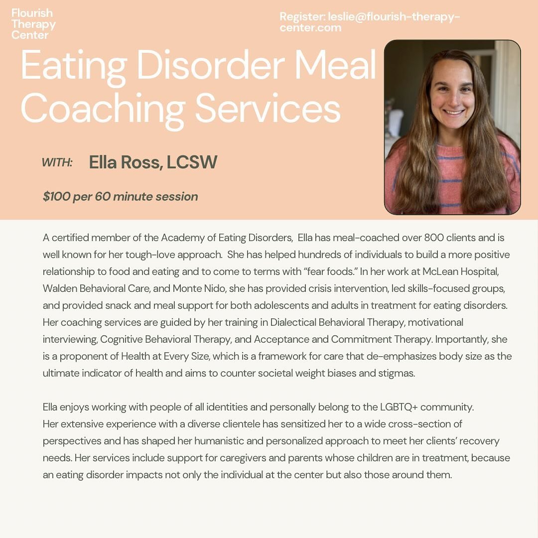 The excitement continues!! 🤩

Are you looking for more support for your recovery? Just getting out of treatment and need more accountability? Ella is here to help!

Please reach out to us directly or DM to inquire more.

Please note- meal coaching s