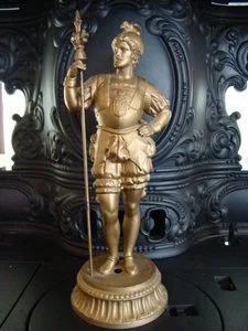 *SOLD* Figurine Stove Finial $400.00