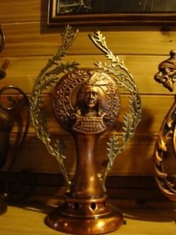 *SOLD* Round Oak Trademark
Stove Finial