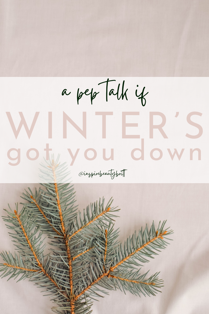 A PEP TALK IF WINTERS GOT YOU DOWN ❄️🤍
