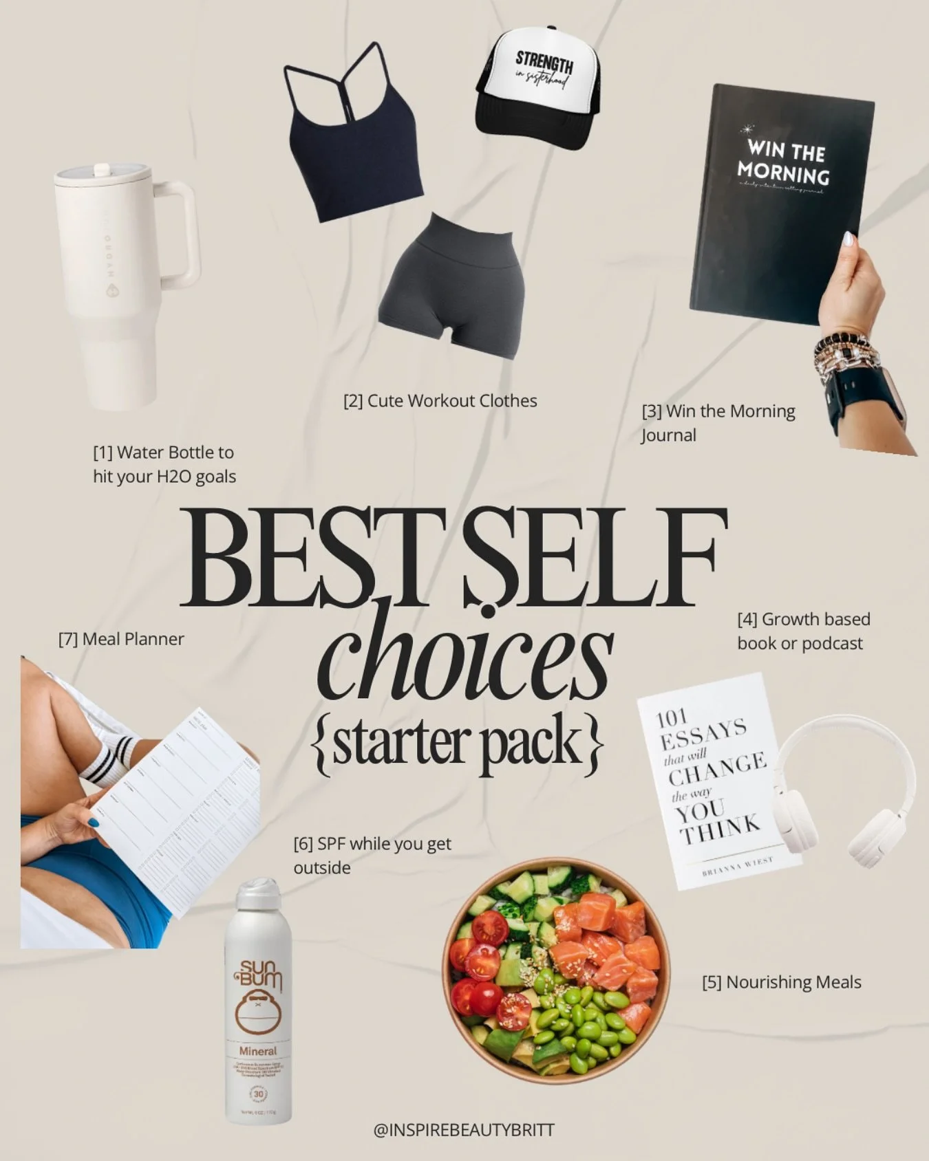 When you feel off, overwhelmed, or just not yourself&hellip; this is where you start.

Not with your to-do list.
Not with your calendar.
Not with what everyone else needs from you.

You start with YOU. 

I call these my Best Self Choices &mdash; simp
