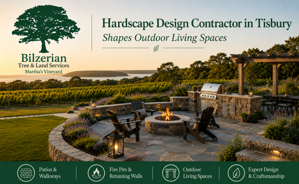 How a Hardscape Design Contractor in Tisbury Shapes Outdoor Living Spaces