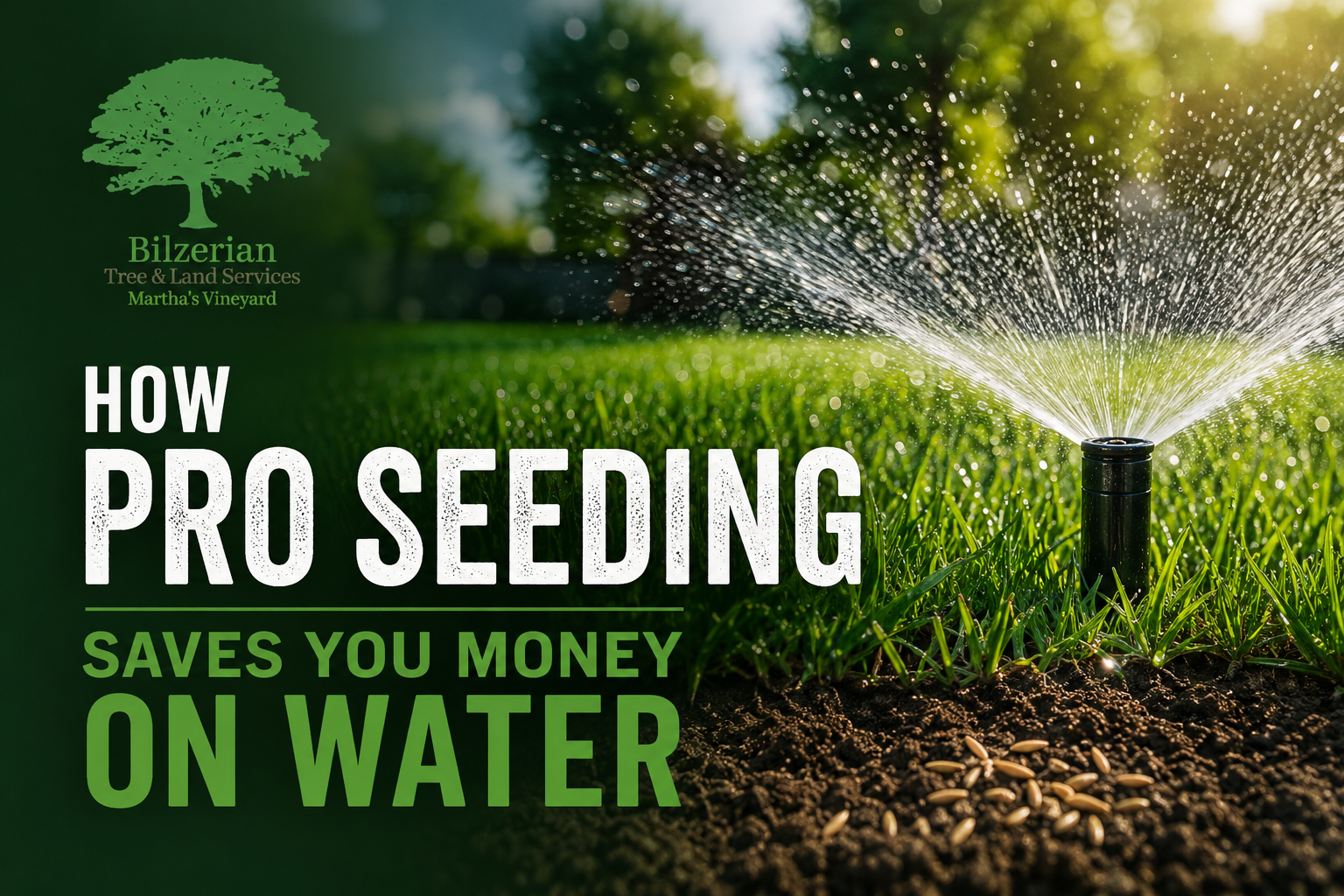 How pro seeding saves you money on water