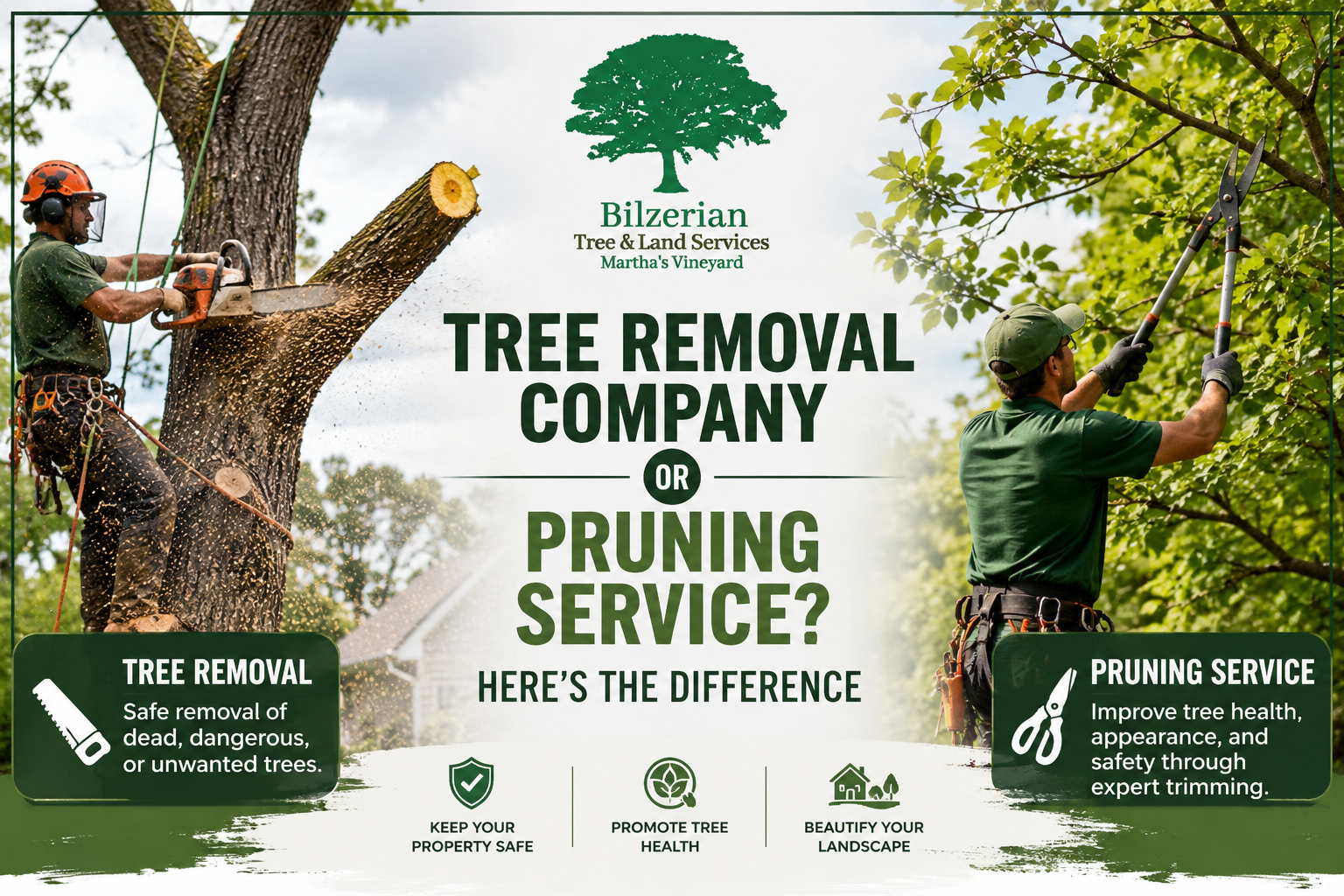 Tree Removal Company or Pruning Service? Here's the Difference