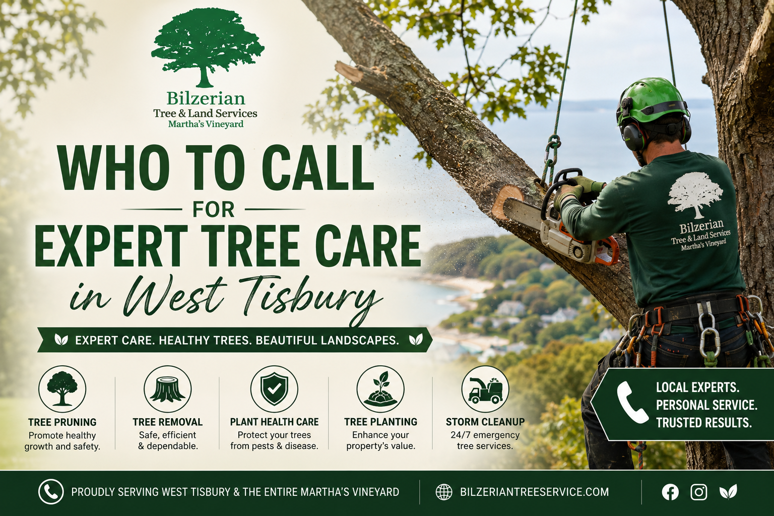 Who to Call for Expert Tree Care in West Tisbury