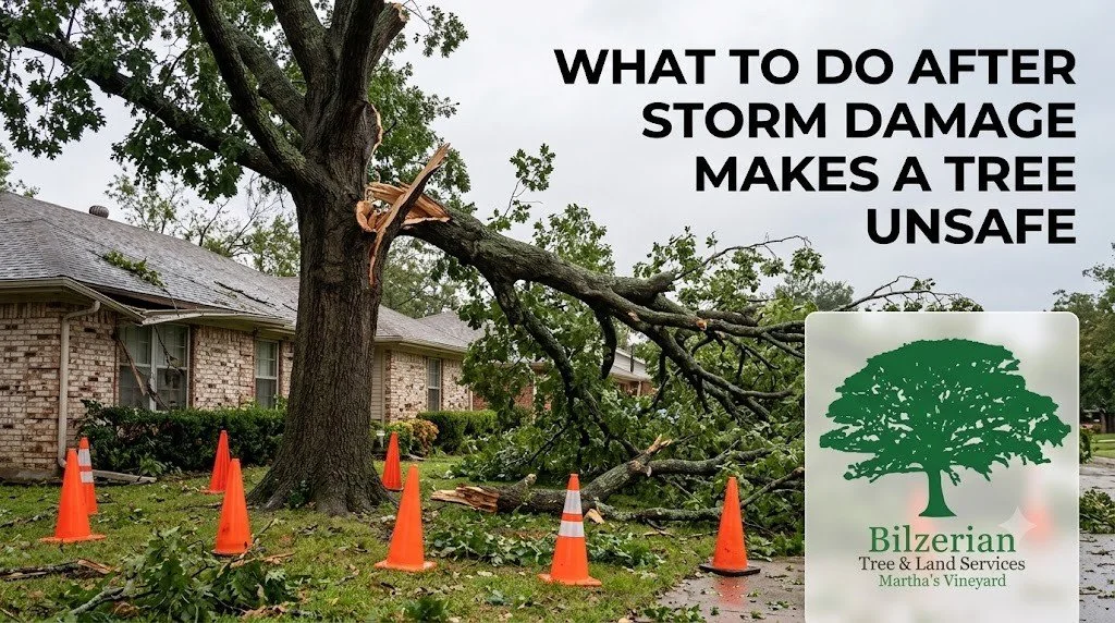 What to Do After Storm Damage Makes a Tree Unsafe