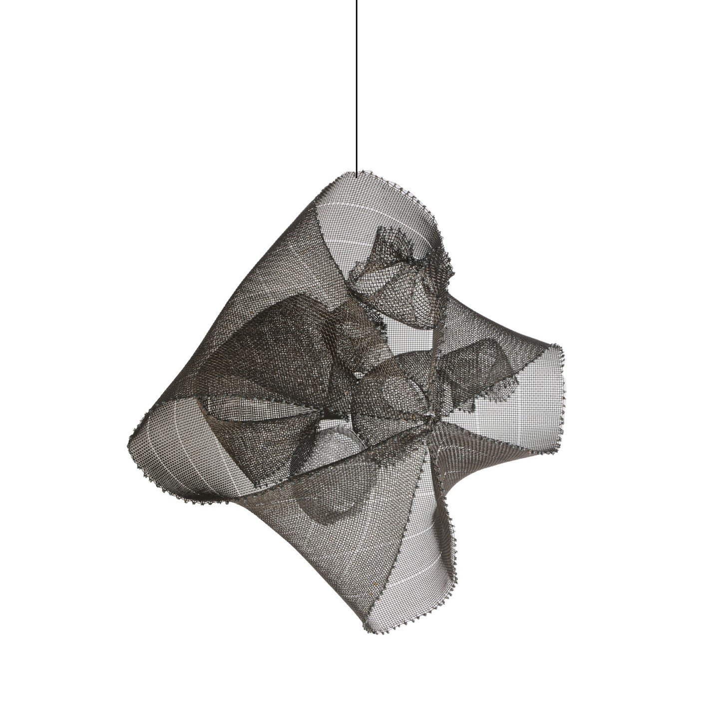 SOLD This Hanging Nested III steel wire mesh sculpture sold two months ago. The owner decided he wanted two that hung together. I was so excited. They are now in Austin, Texas. 

Check out more of my wire mesh and ceramic work on my Etsy site.
http:/