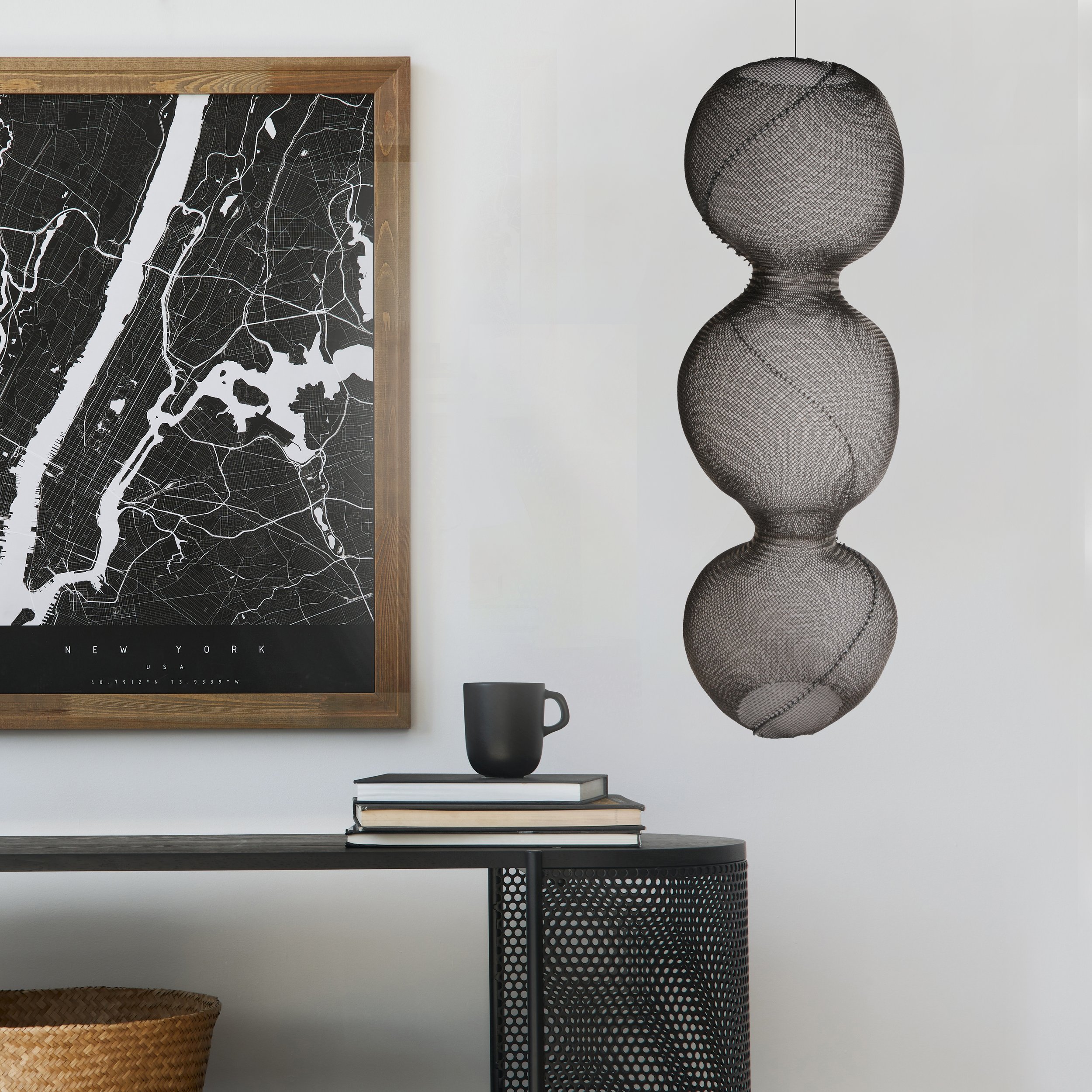 Steel Wire Mesh Hanging Sculpture #10