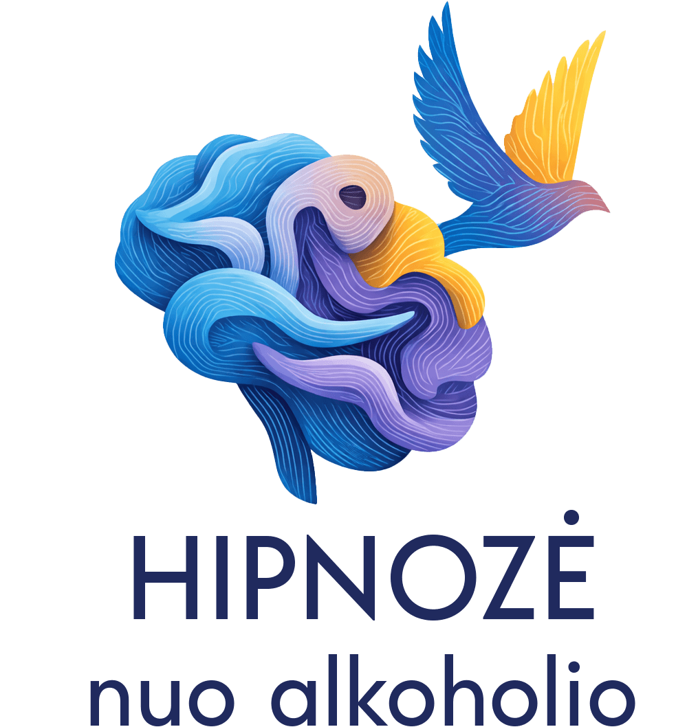 hipnozė nuo alkoholio logotipas, kodavimas nuo alkoholio logo