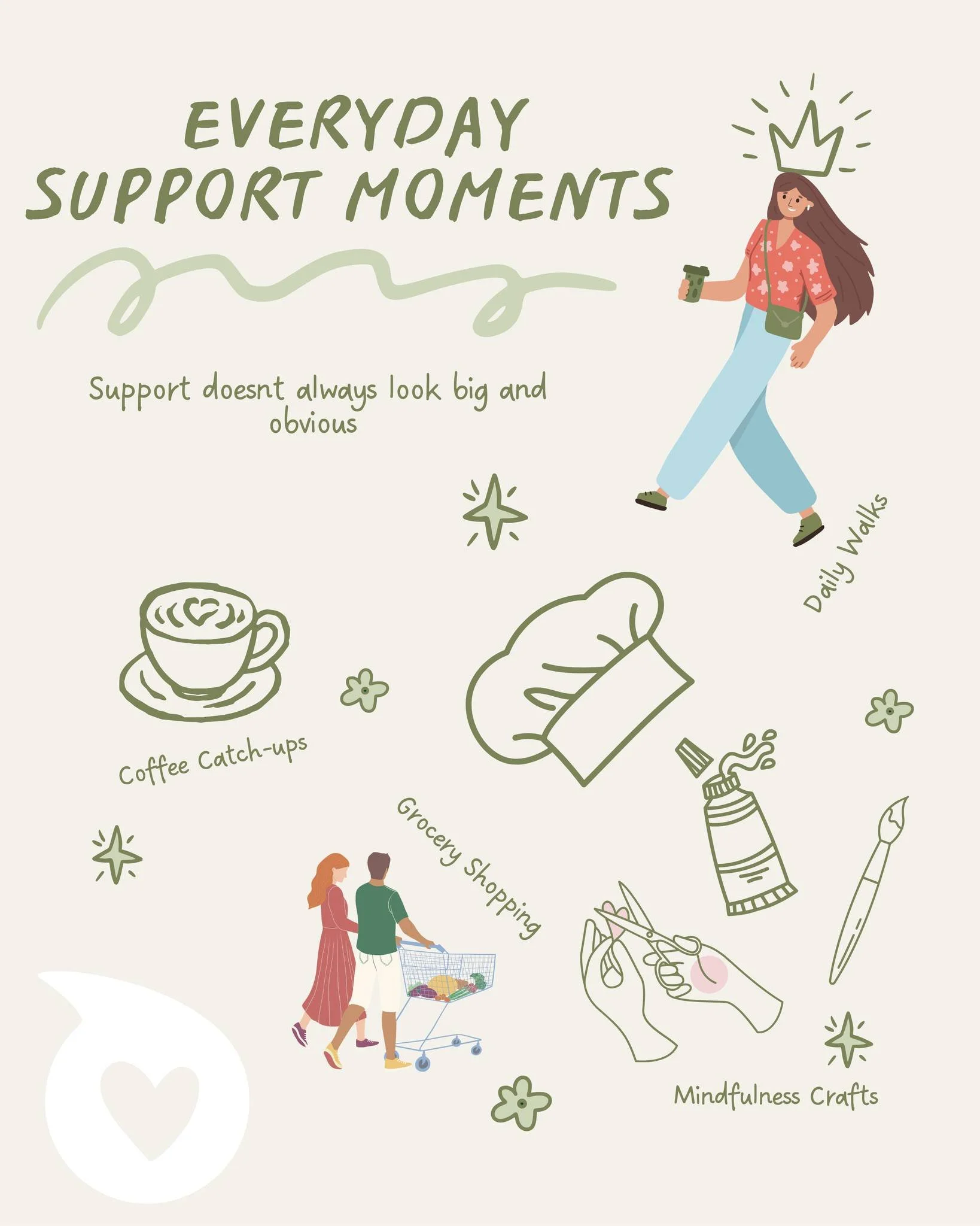 Not every support moment is big or obvious.

Sometimes it&rsquo;s a coffee run, a walk, cooking together, or getting a bit creative.

But that&rsquo;s where the good stuff happens&hellip; connection, trust, and confidence building in the everyday mom