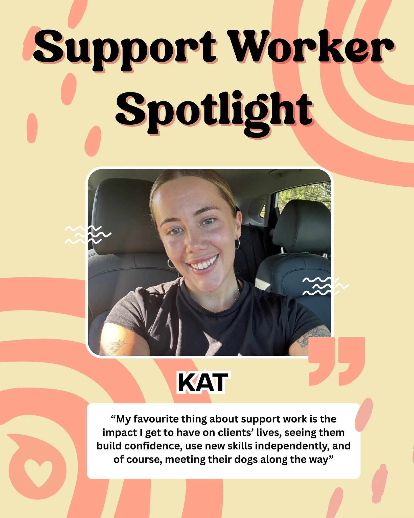 ✨ SUPPORT WORKER SPOTLIGHT ✨

Introducing our very first Support Worker Spotlight feature at Cross Care Support ❤ We&rsquo;re excited to start showcasing some of the amazing people behind our team, with plenty more to come!

Meet Kat, one of our supe