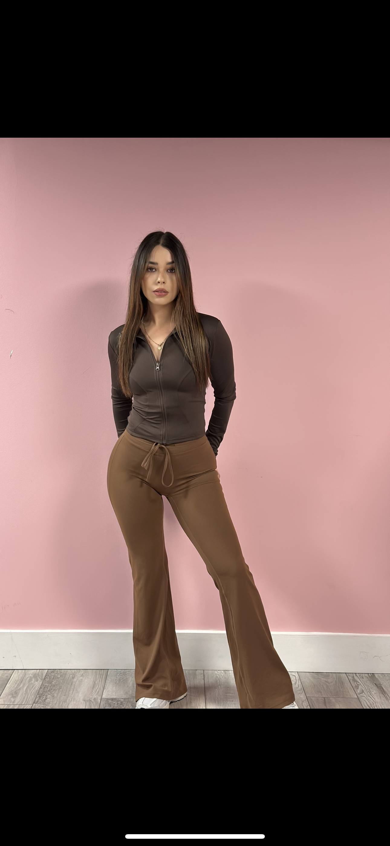 Chocolate Brown Zipper Fleece