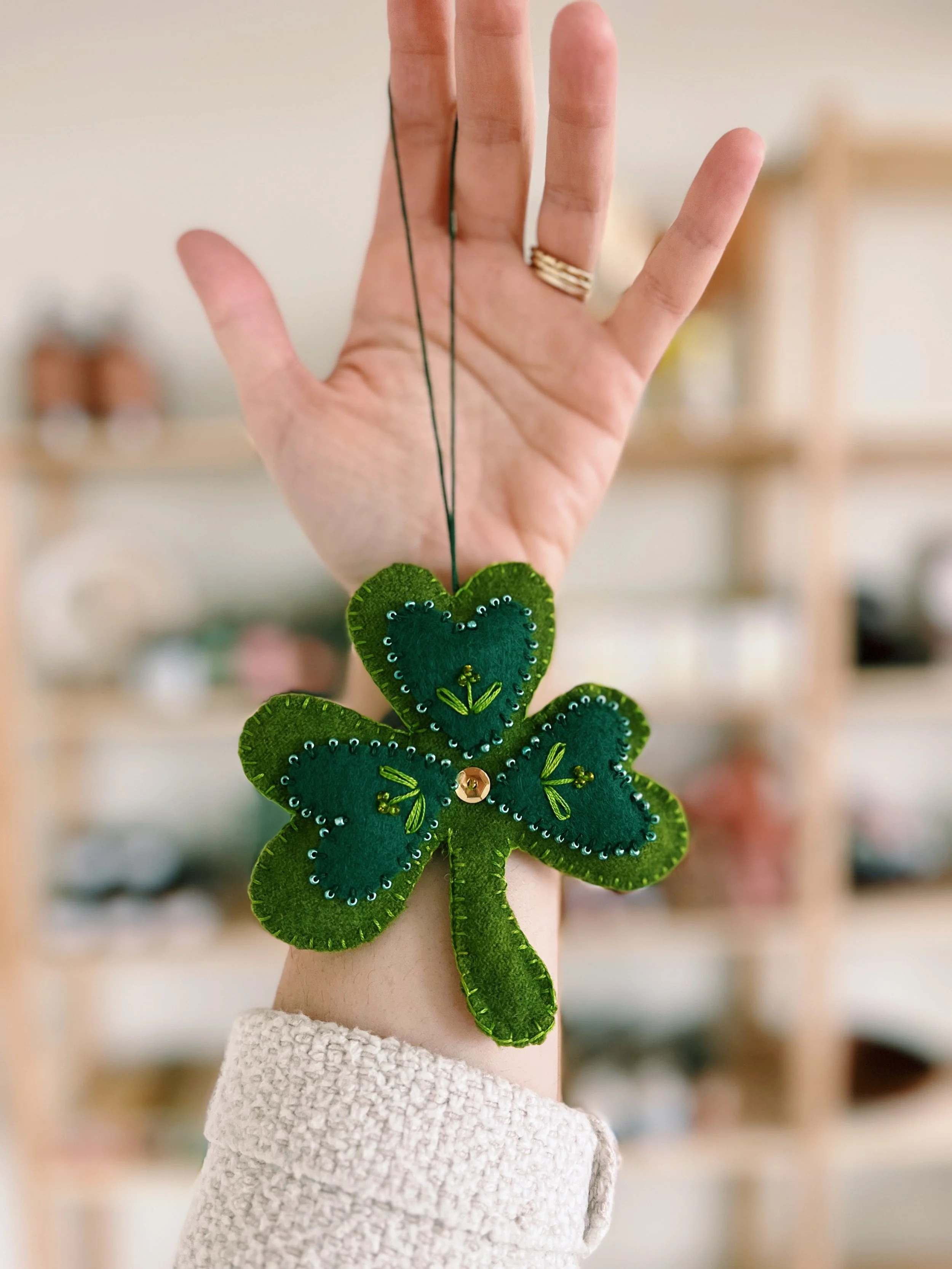 Shamrock Stitching!