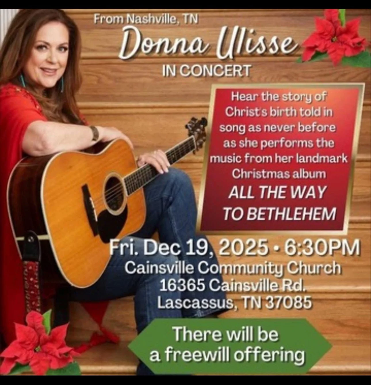  Donna Ulisse LIVE - All the Way to Bethlehem