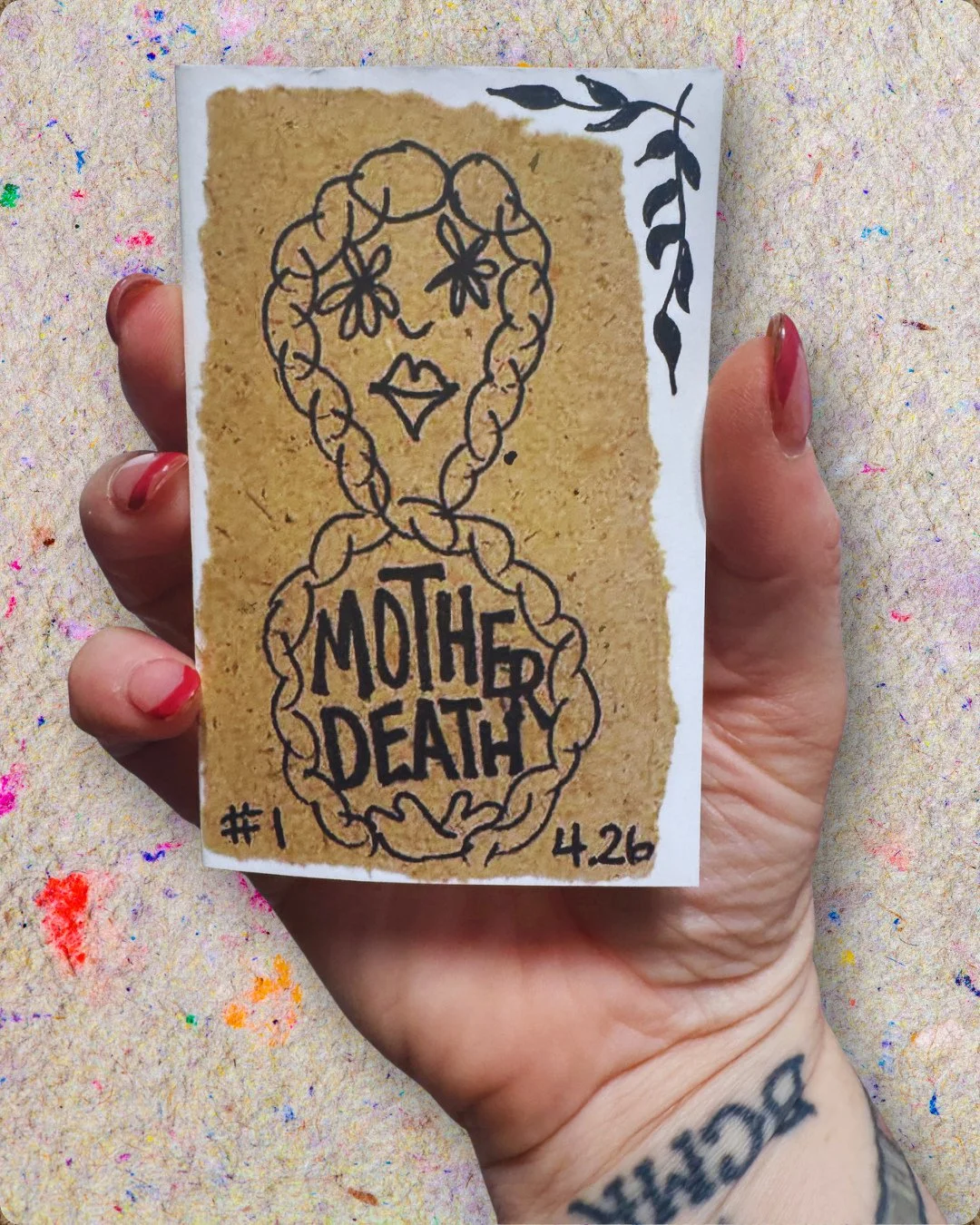 After 40 years of DIY'ing, I've finally made a zine! This is a personal project, but some of y'all asked for info when it was printed. &ldquo;Mother Death&rdquo; is a collage &amp; found images zine about my life as a Mortician. In issue #1 (publishe