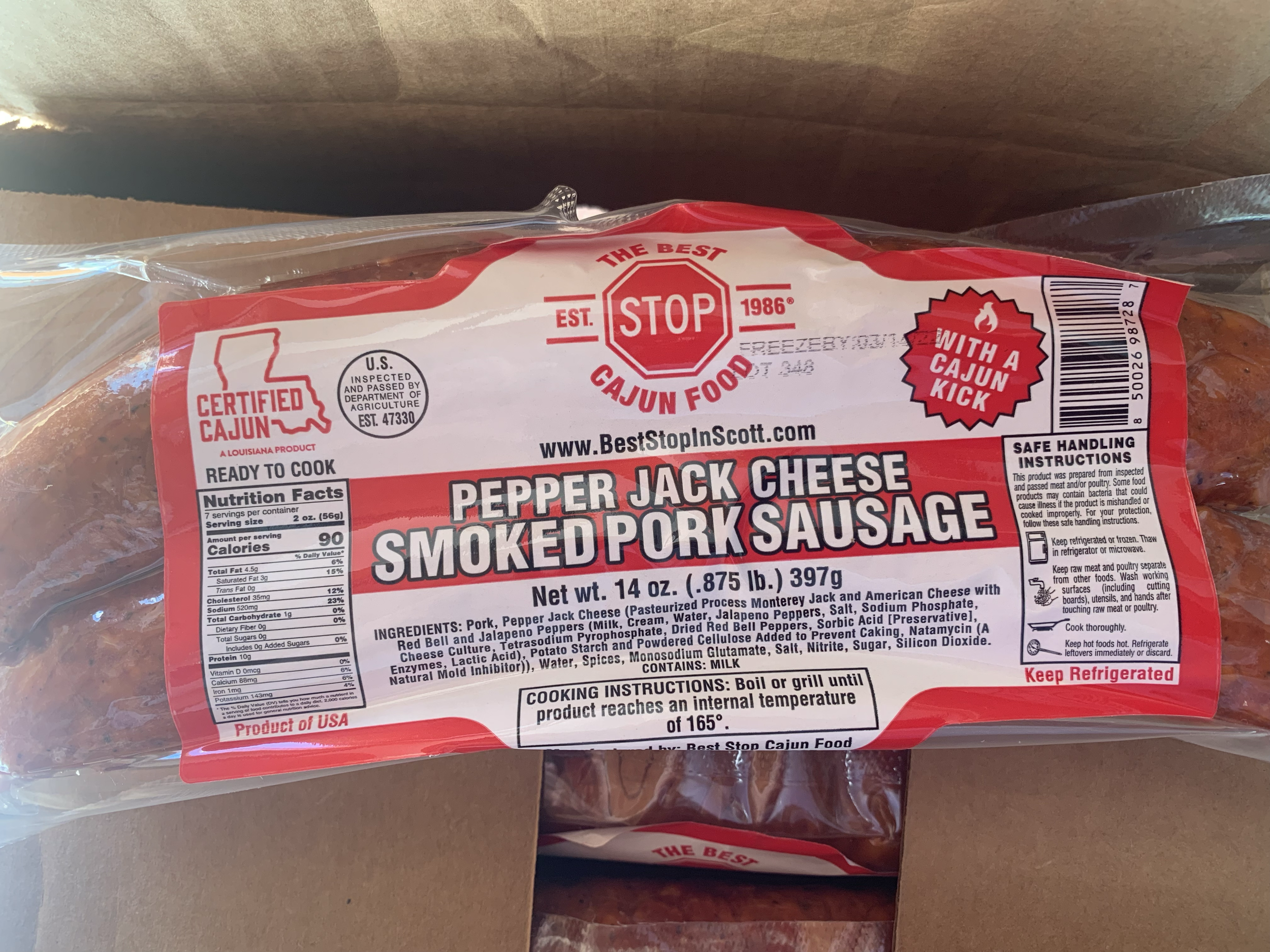 Louisiana bayou bandit fresh and frozen seafood crawfish springfield Missouri boudin