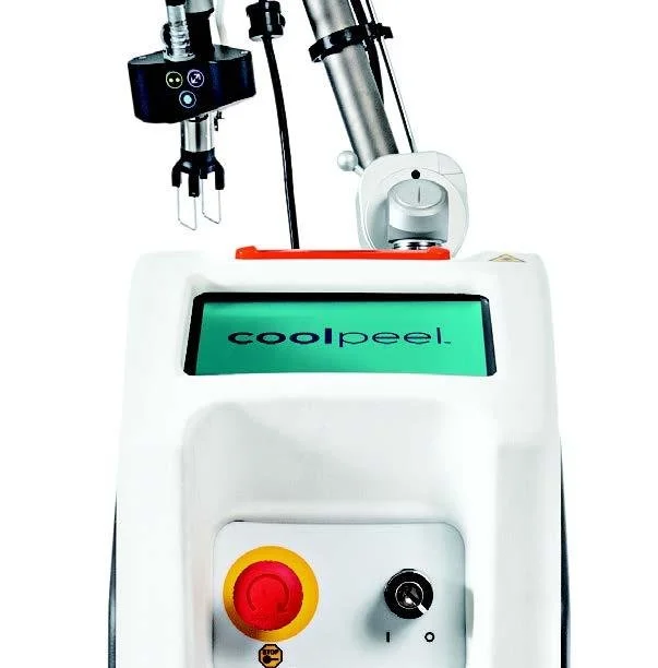 CoolPeel CO2 Laser is a resurfacing treatment that targets the outermost layers of the skin.