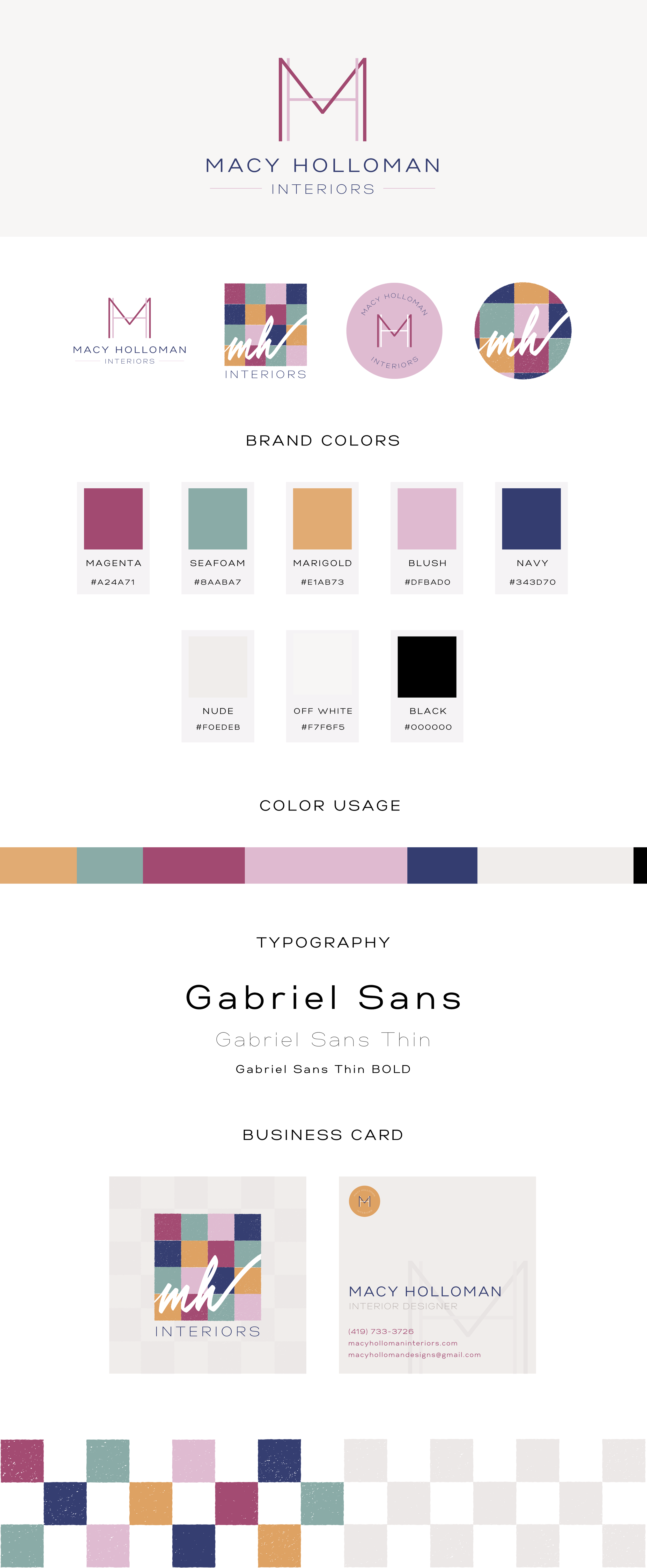 MH Interiors Brand Identity — Macy Holloman Interiors