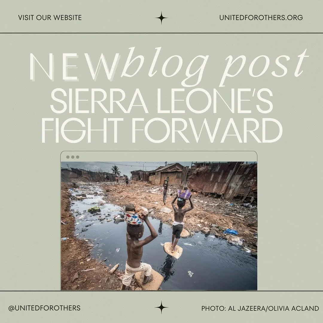 Amid the scars of Sierra Leone&rsquo;s past, resilience and hope light the way forward. Discover the journey of rebuilding and healing after years of hardship in our latest blog post. 🌍✨ 

#UnitedForOthers #SierraLeone #ChildrenInConflictZones #WarA