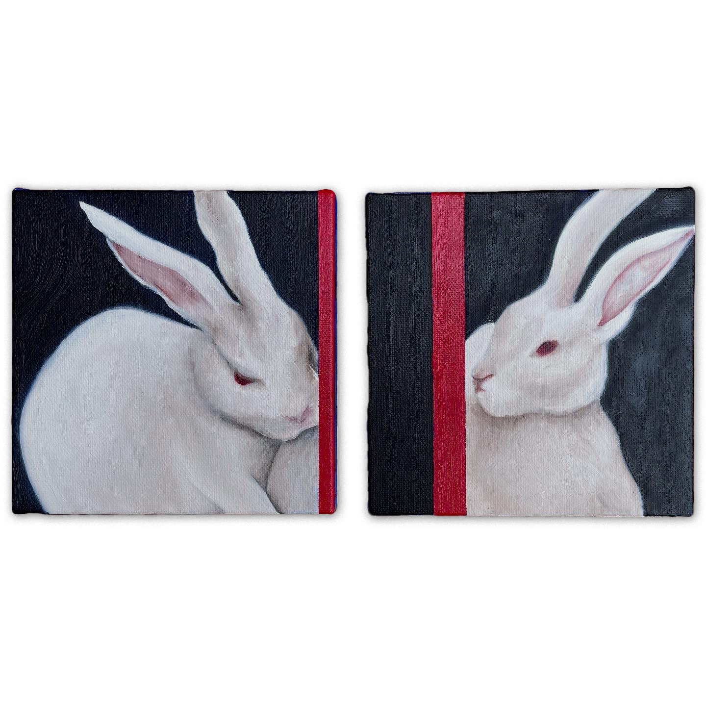 untitled (bunny study) • oil on canvas