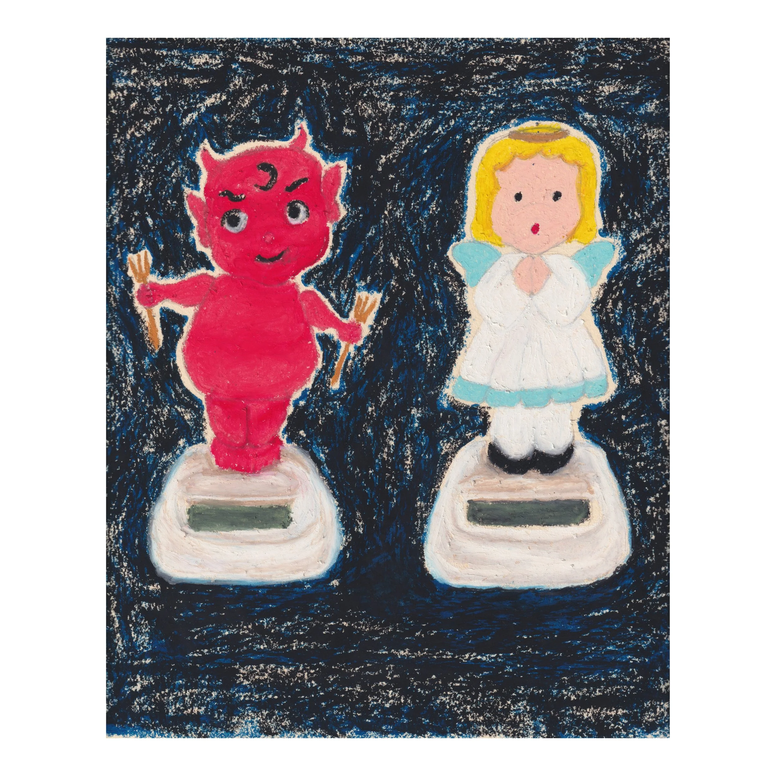 untitled • oil pastel on paper