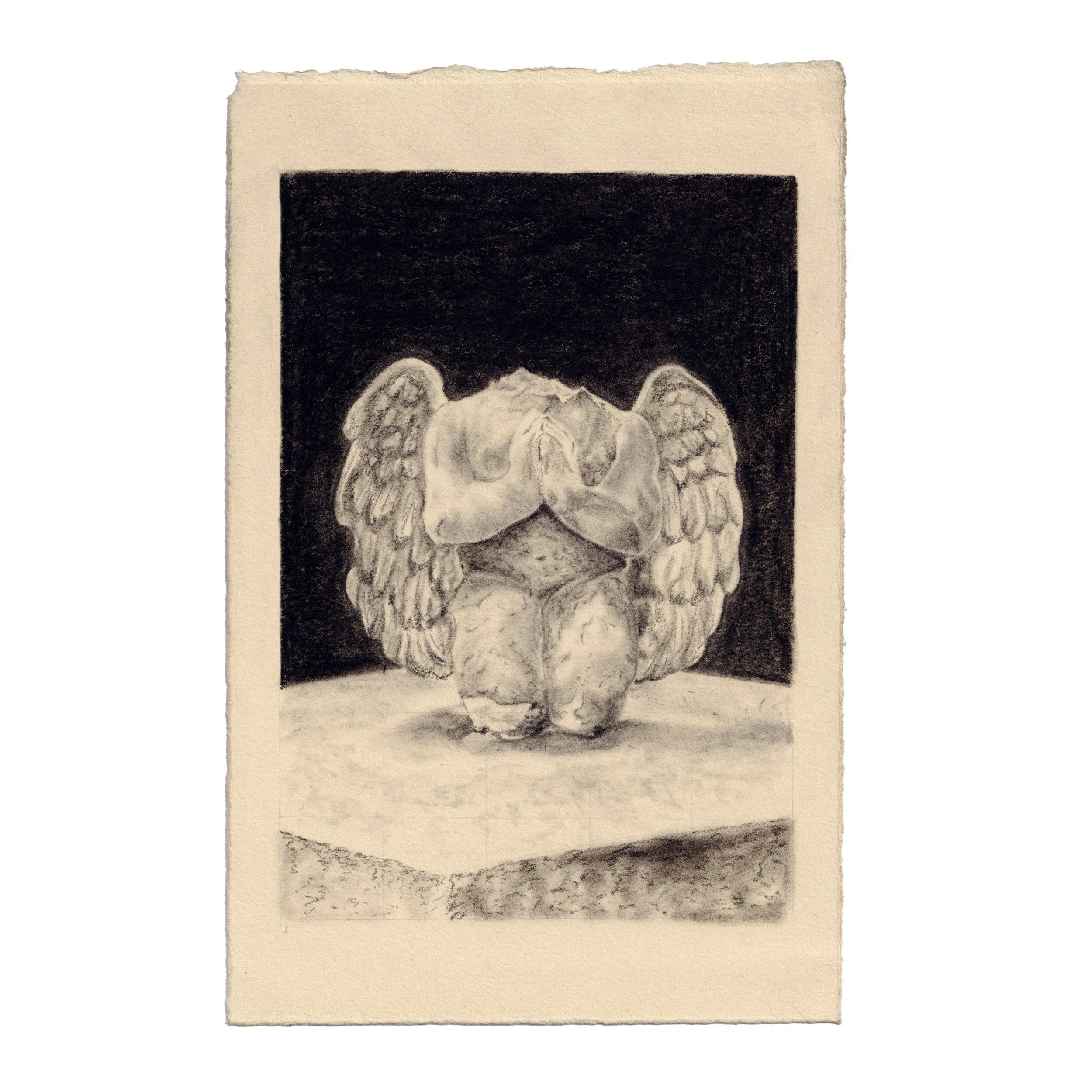 earth angels ii • charcoal on paper