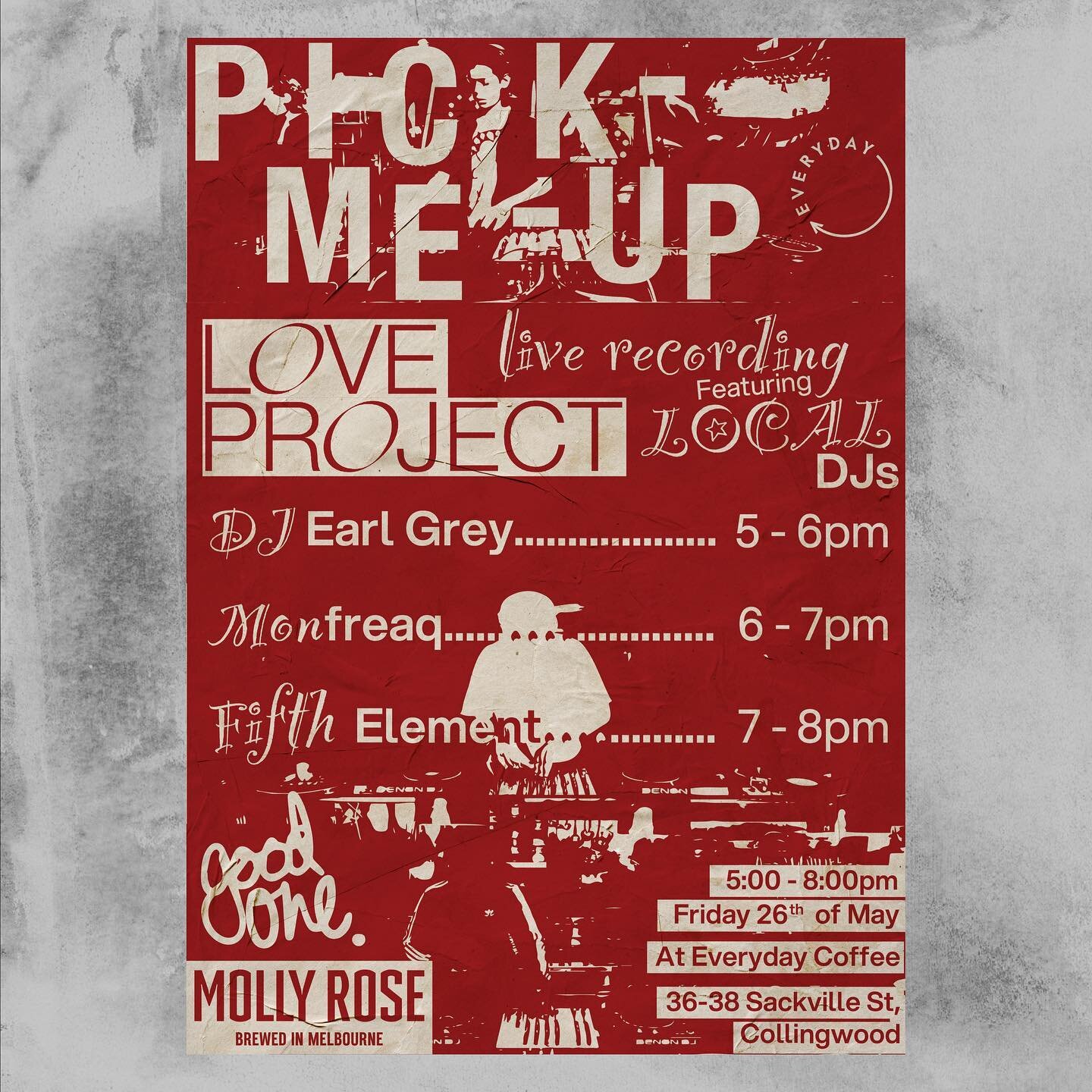 MAG LAUNCH: FRIDAY 26TH MAY! 5-8pm at @everydaycoffee

PICK-ME-UP 02 magazine is about local CREATIVITY, INITIATIVE and ENTERPRISE. 

To launch, we&rsquo;ve partnered with @loveprojectau ~ music and event curators committed to enriching music culture