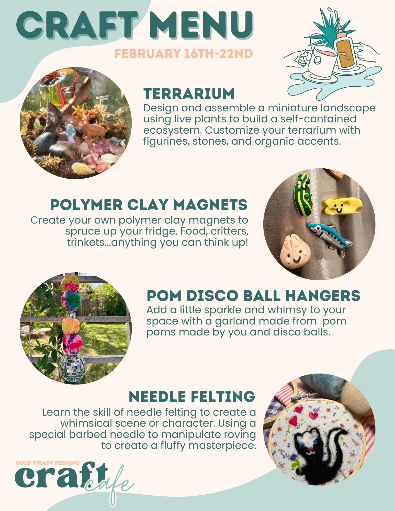 Craft Cafe - Saturday, February 21st