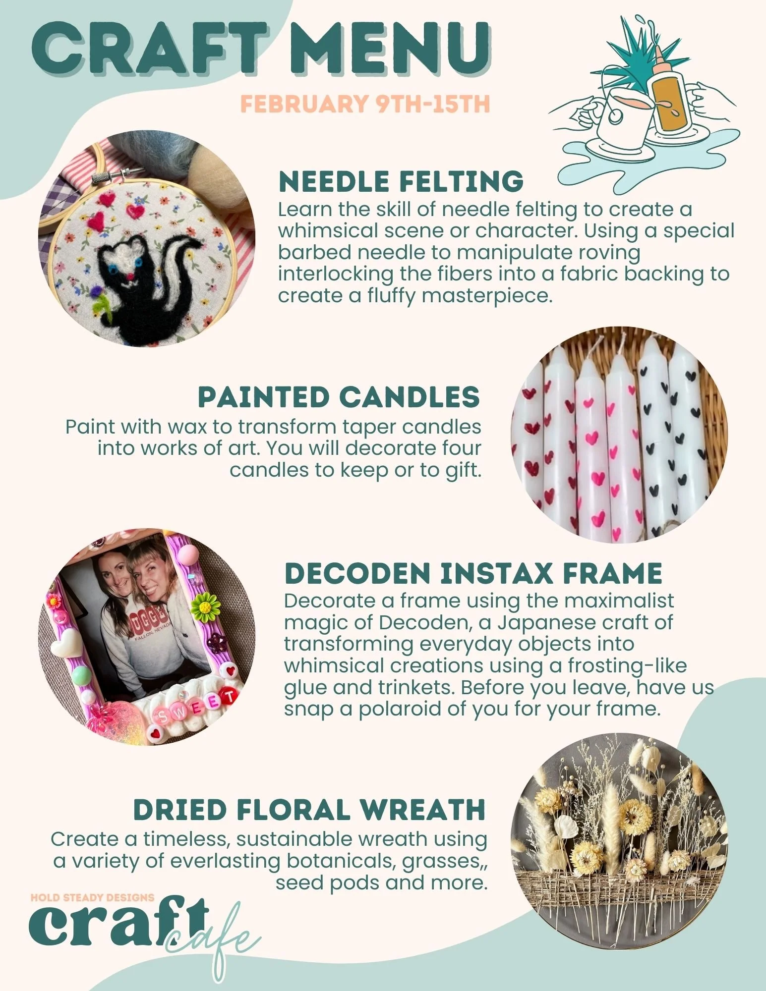 Craft Cafe - Friday, February 13th