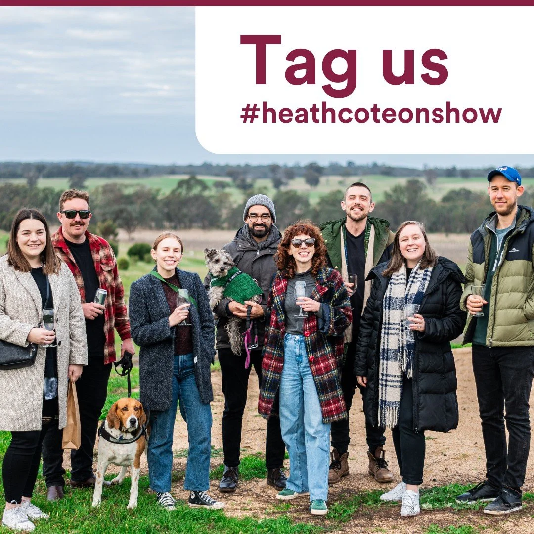 Happy Heathcote on Show weekend!

Don't forget to tag us while you're out and about having fun so that we can share your photos and videos 🥂