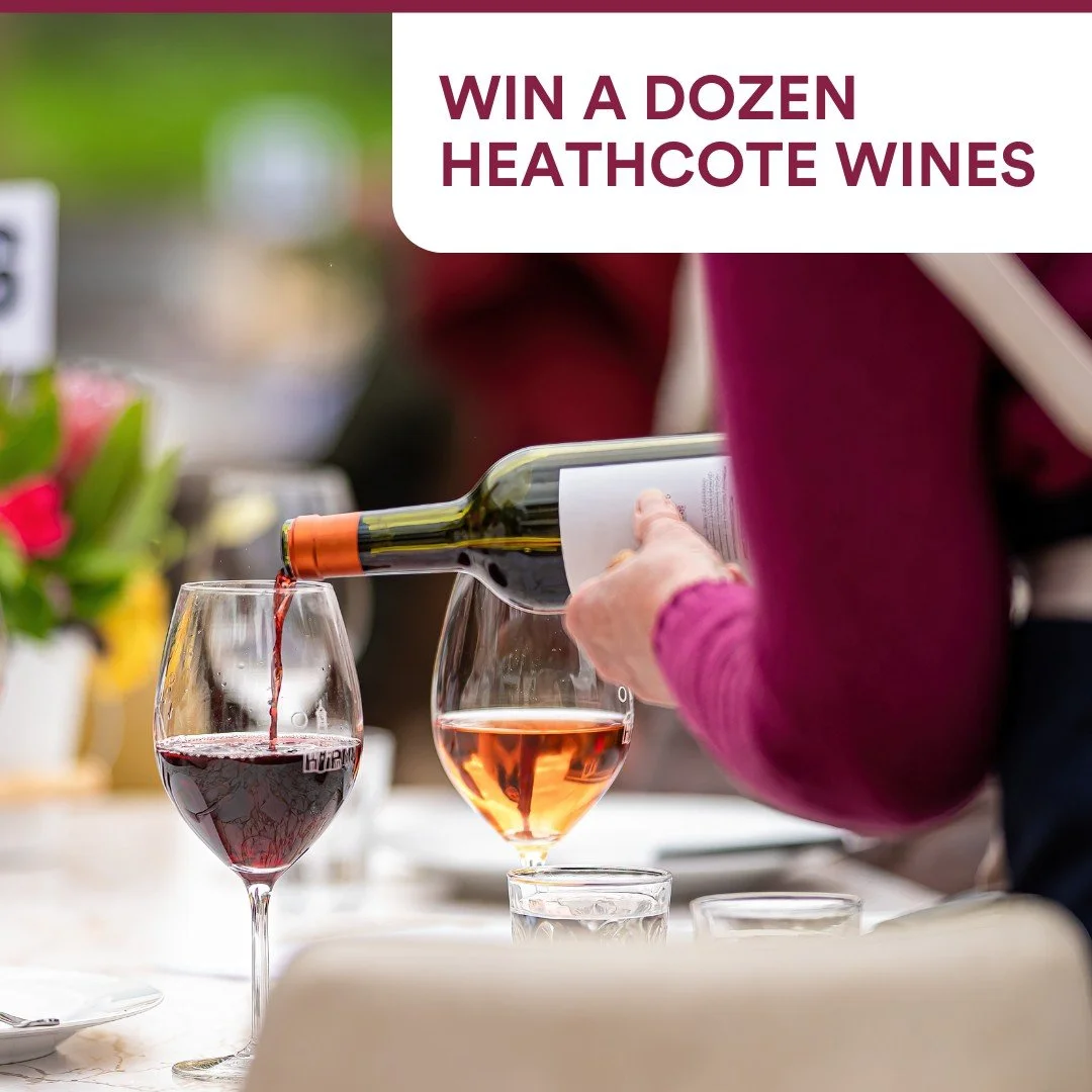 Want to win a dozen Heathcote wines?

Don't forget to complete our visitor survey via the link in our bio.