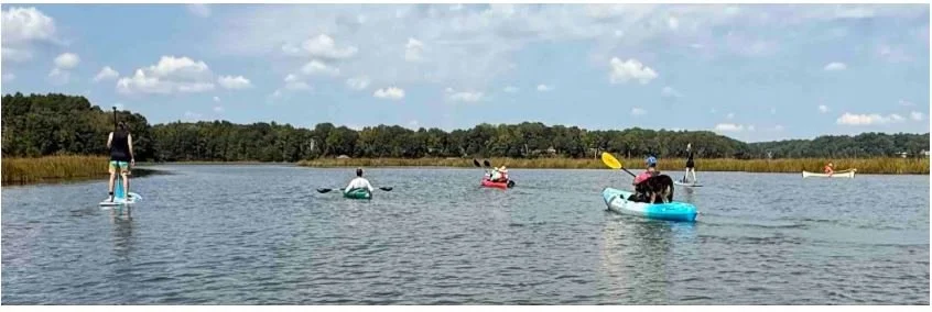   Kim Lavach  - Thank you for hosting 6 once-a-month Club the Creek events from April through September. They were thoroughly enjoyed by every canoeing, kayaking, row boating, sailboating, paddleboarding, and “landloving-clubhouse-deck-sitting” membe
