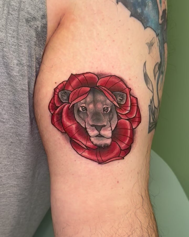 A unique spin on a lion for Leo! My friend Zac wanted a tattoo to represent his son. Love the creativity. What do you think?
