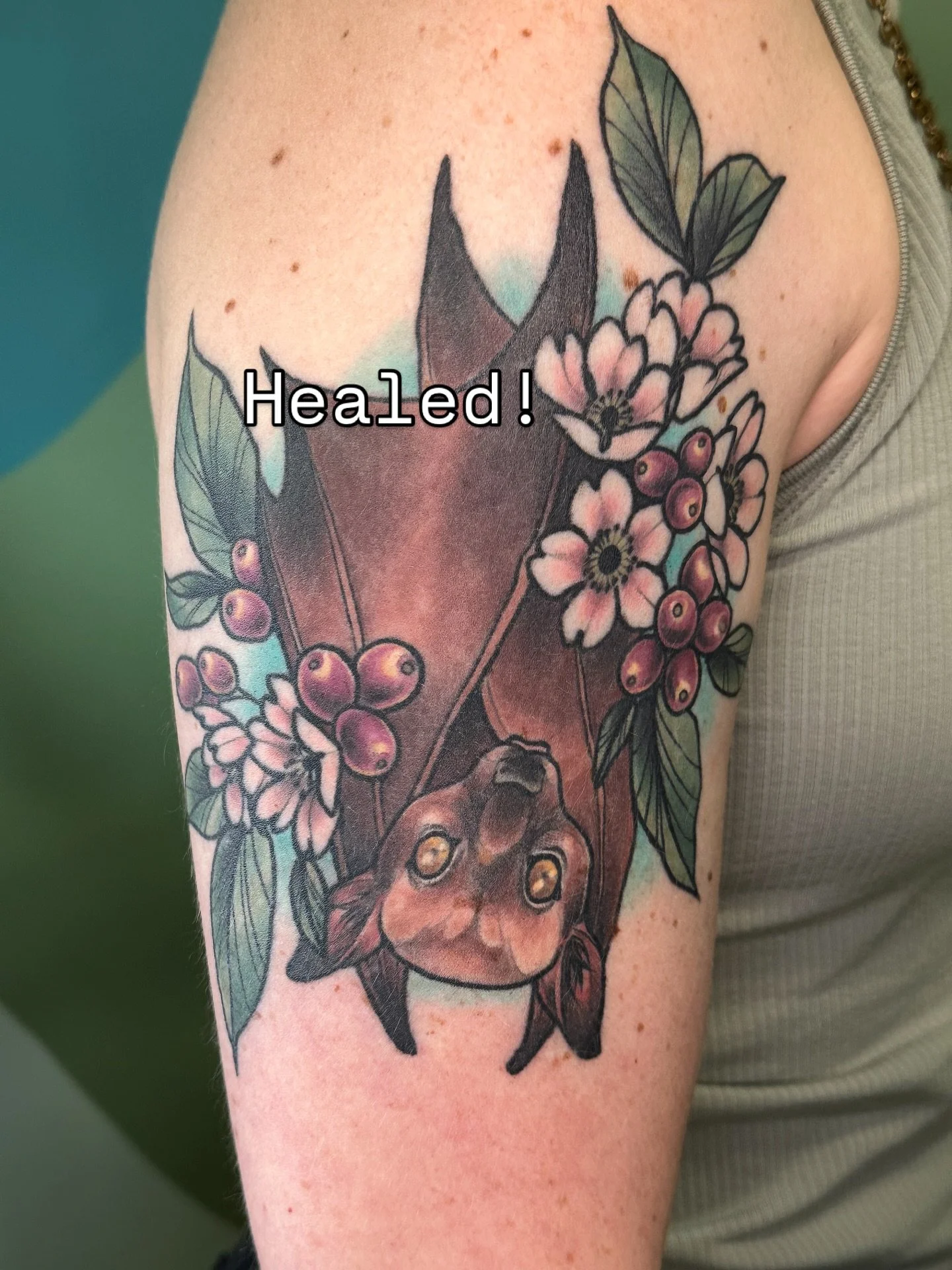 This was one of my absolute favorite tattoos that I had the pleasure of doing last year. Happy to see how it healed. ☺️