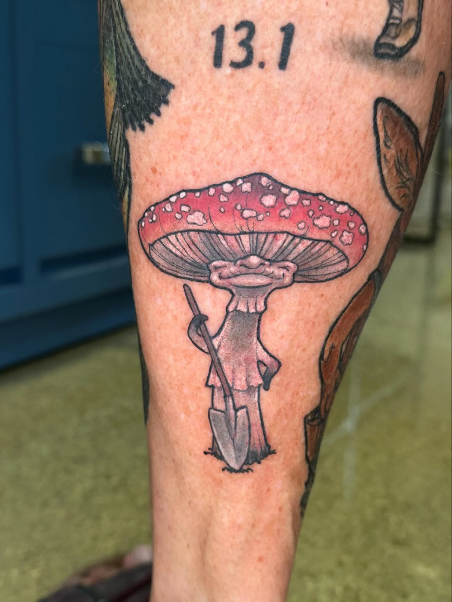 I didn&rsquo;t know this was that tattoo I was going to do when I came in to work, but I love it! Client came in for some touching up of older work, and asked if I had some extra time. I did, and this is what came of it! Love this little mushy garden