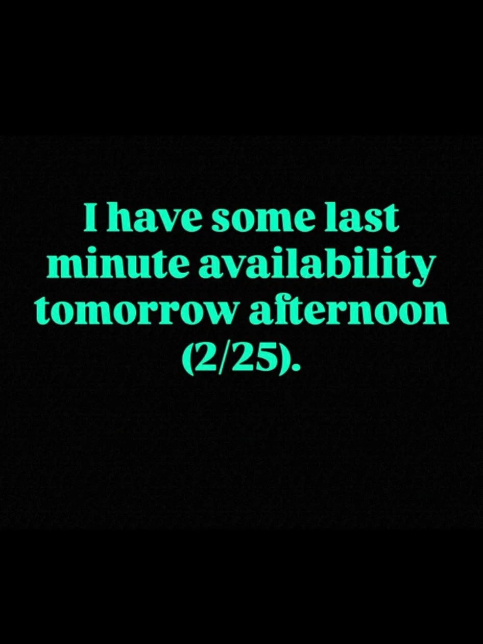 I had a last minute cancellation, so if any of you have been looking for a good reason to come get tattooed by me, it&rsquo;s a great time!