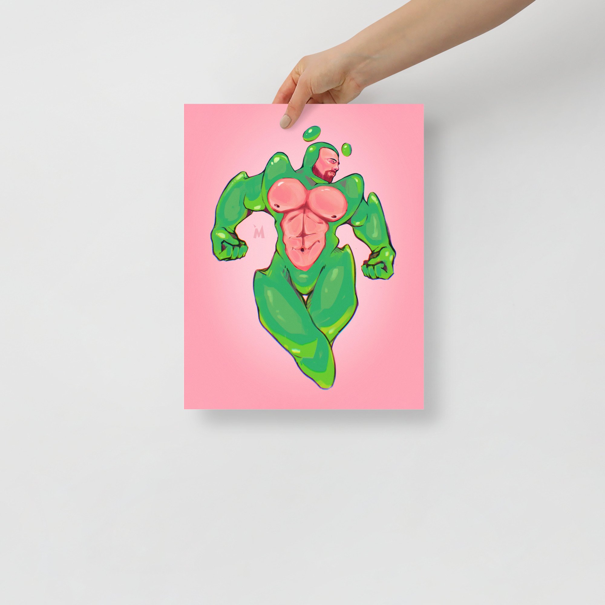 The original character (OC) featured in this piece is an Agent of the Gummy Bear Guild from Candyland.
