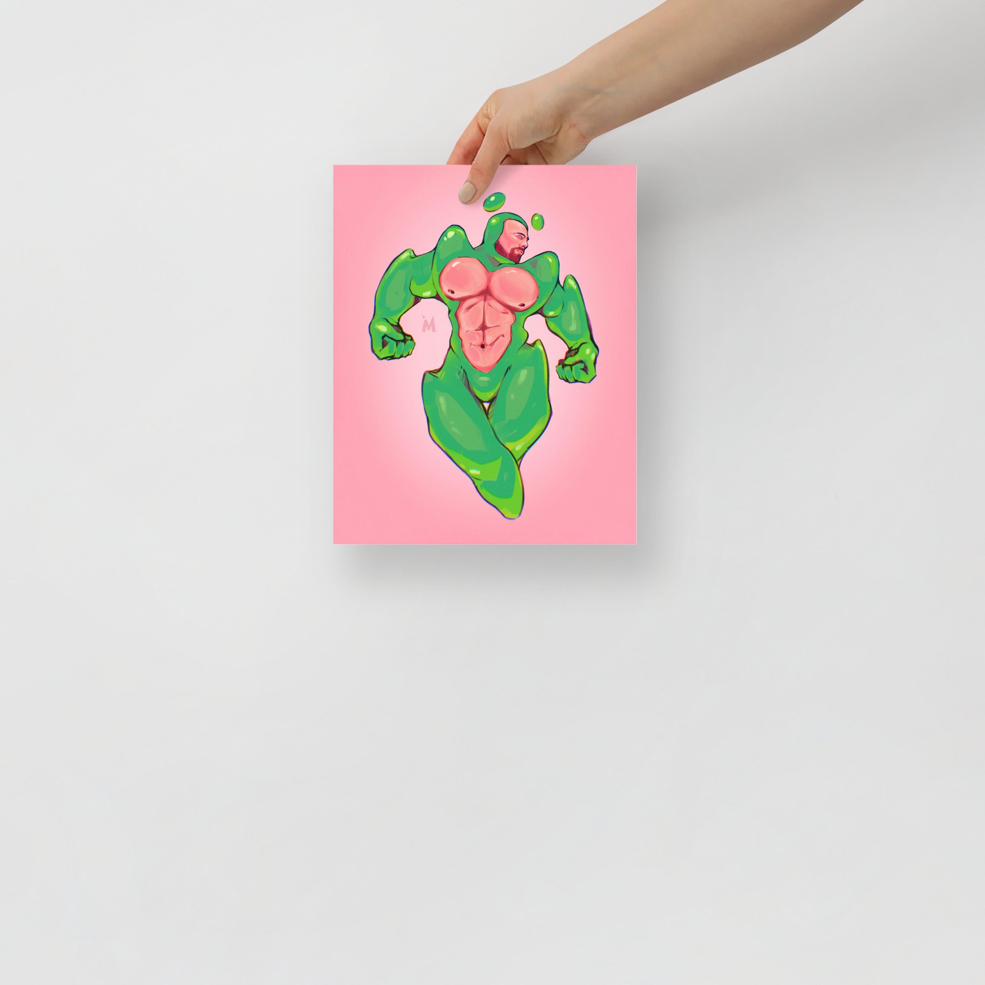 The original character (OC) featured in this piece is an Agent of the Gummy Bear Guild from Candyland.