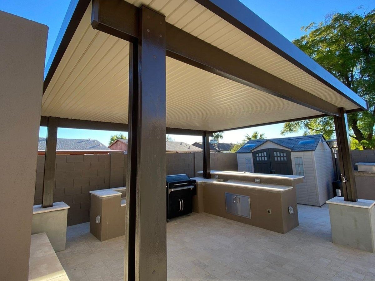 Solid Flat Pan Patio Cover Services near Tempe by Outshine Patio Cover