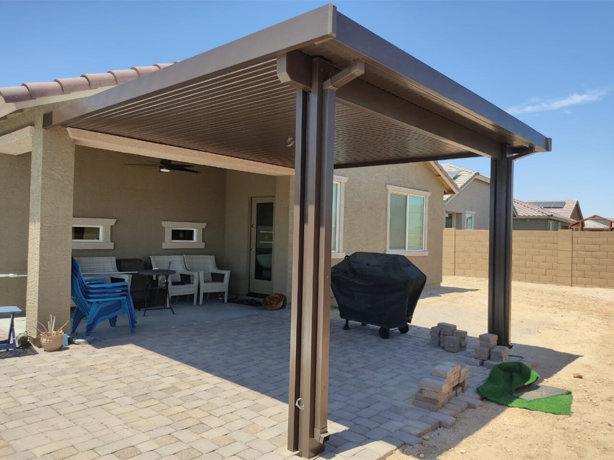 Insulated Laminated Roof Panel Patio Cover, Outshine Patio Cover, Tempe