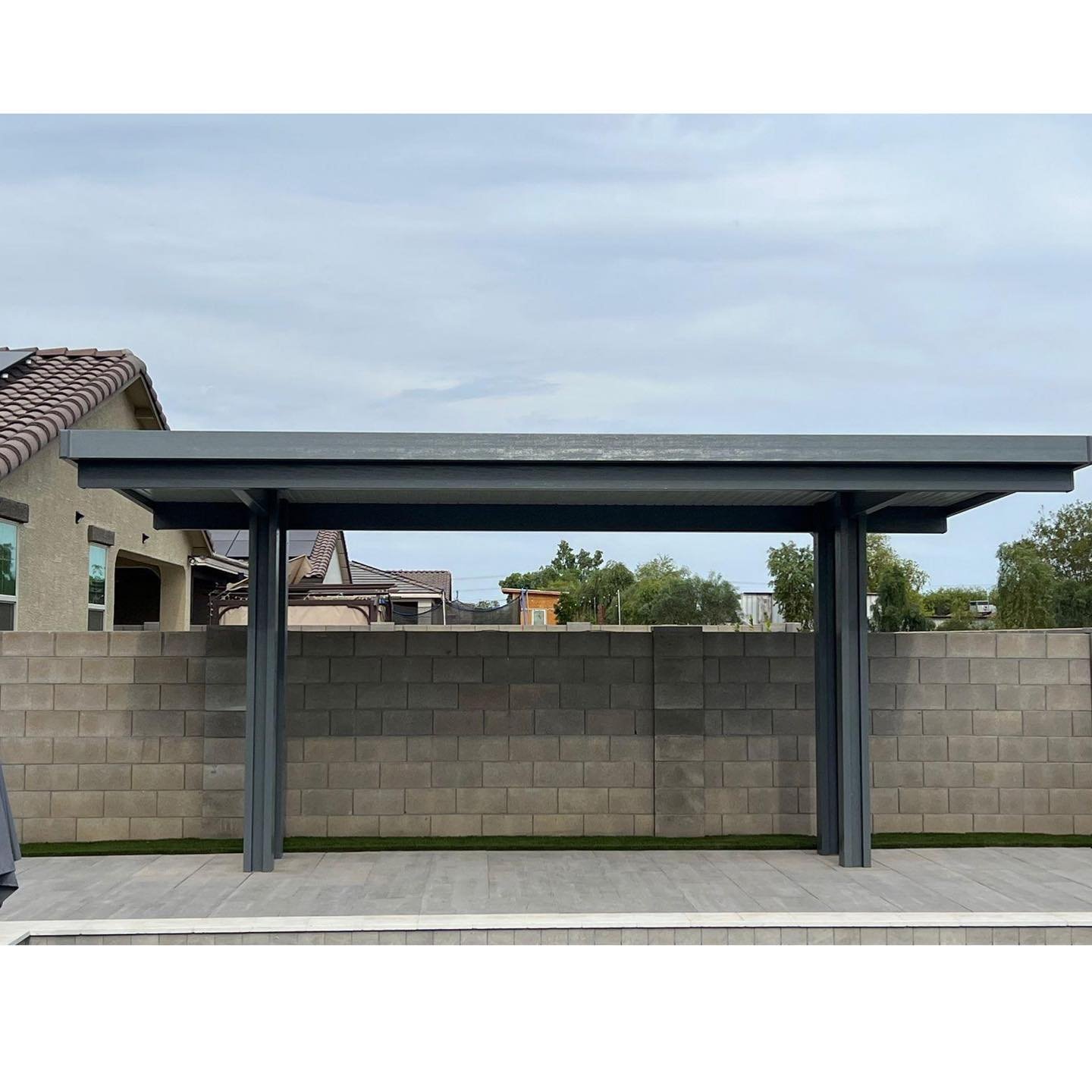Solid Flat Pan Cover Services, Outshine Patio Cover near Gilbert AZ