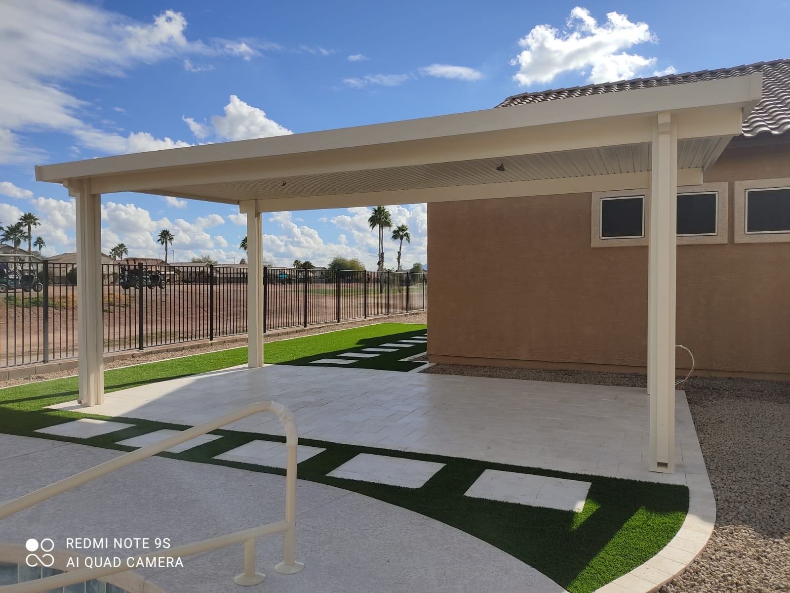 Lattice Patio Cover Installation Services by Outshine Patio Cover near Gilbert AZ