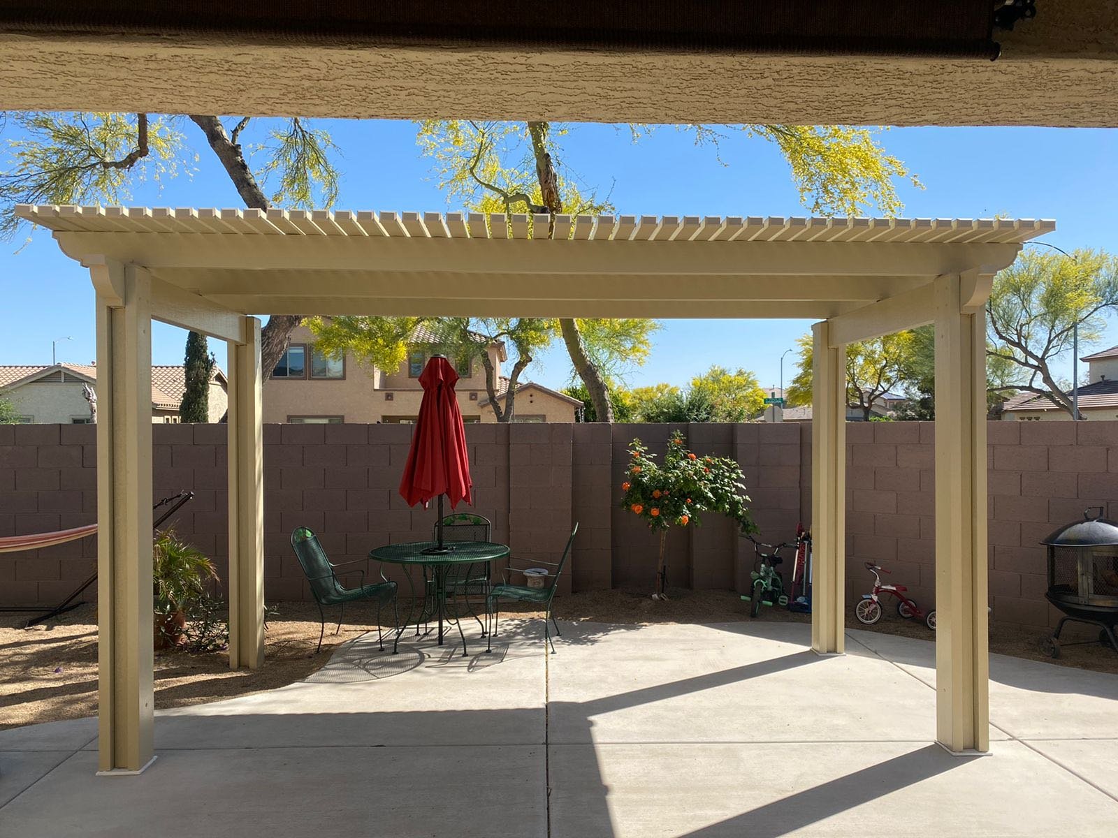 Lattice Patio Cover Installation Services by Outshine Patio Cover, Goodyear AZ
