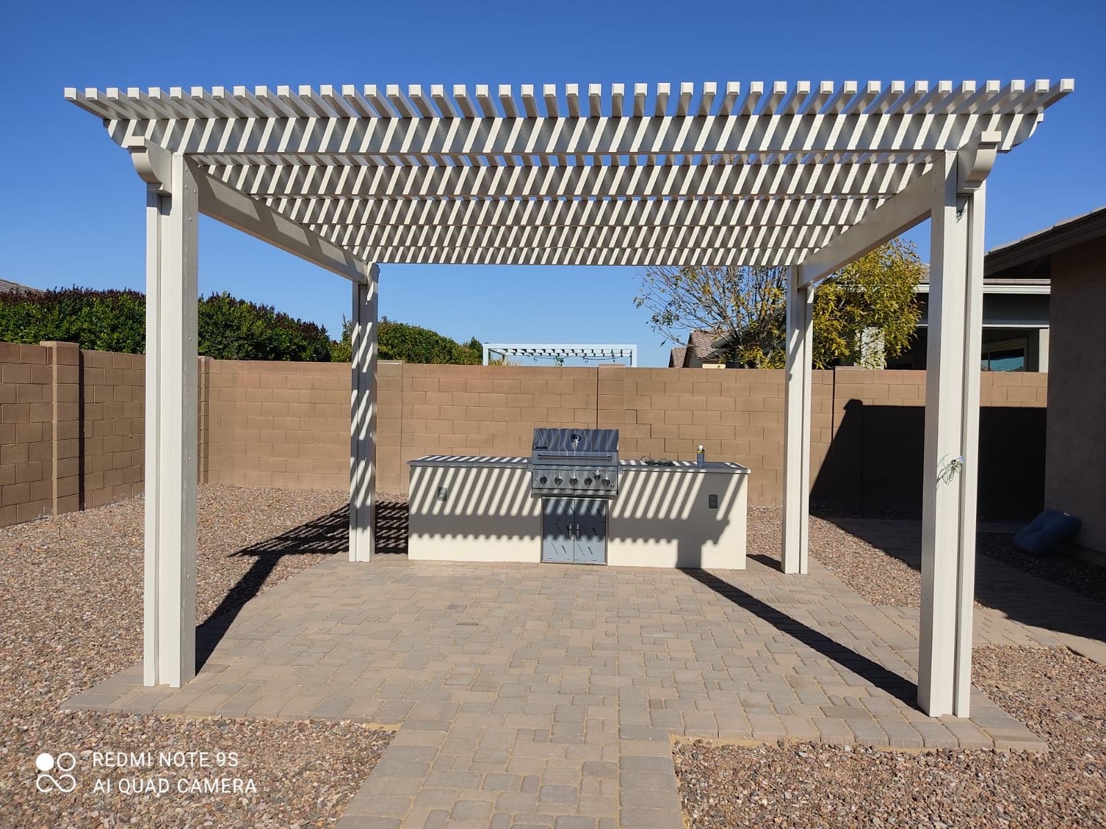 Lattice Patio Cover Installation Services by Outshine Patio Cover near Mesa, Chandler, Gilbert, Tempe