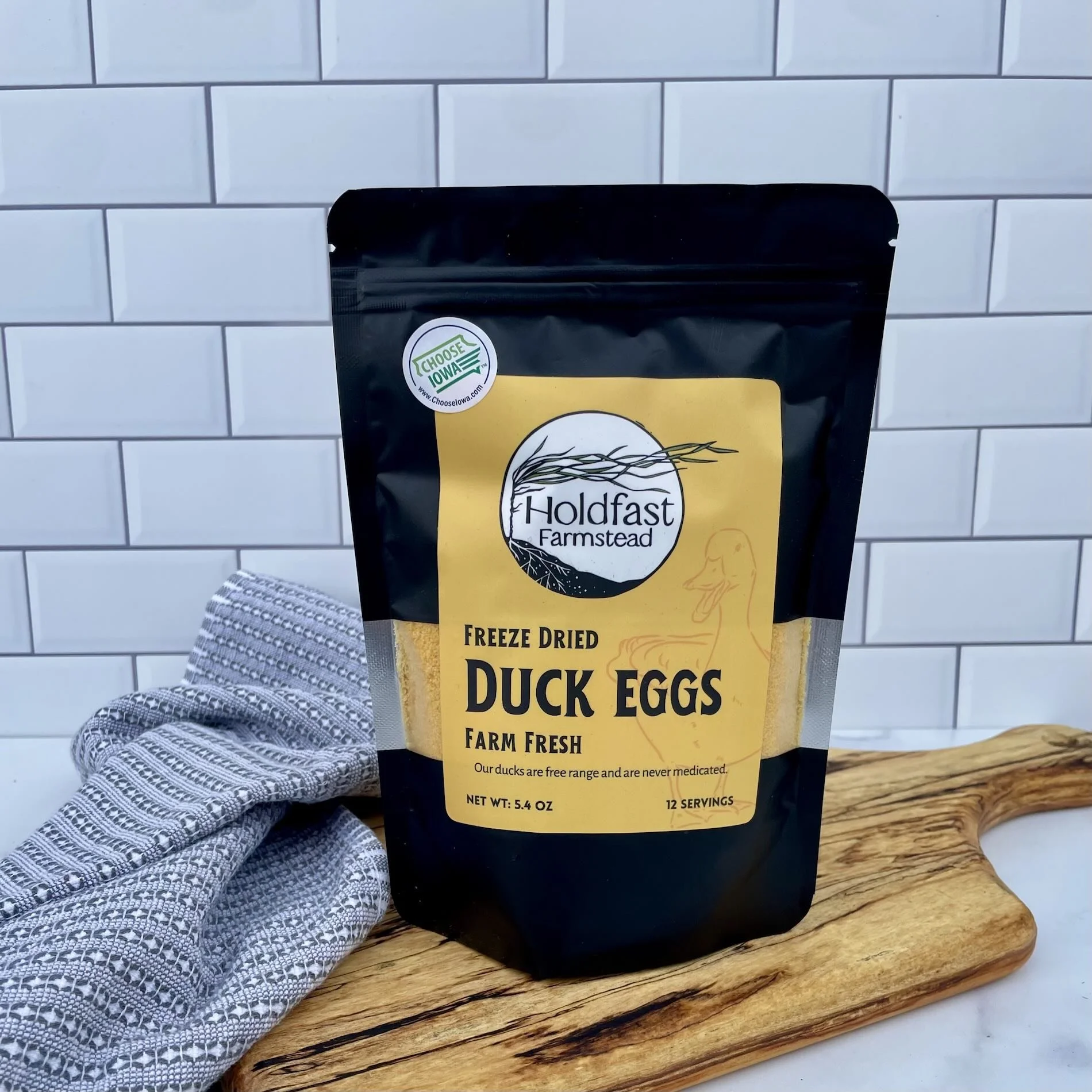 Duck eggs, raw, shelf stable, free range